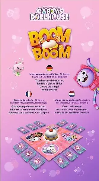 Bild: 5900511026498 | Boom Boom Gabby's Dollhouse | Spiel | Kartonage | 02649 | Deutsch