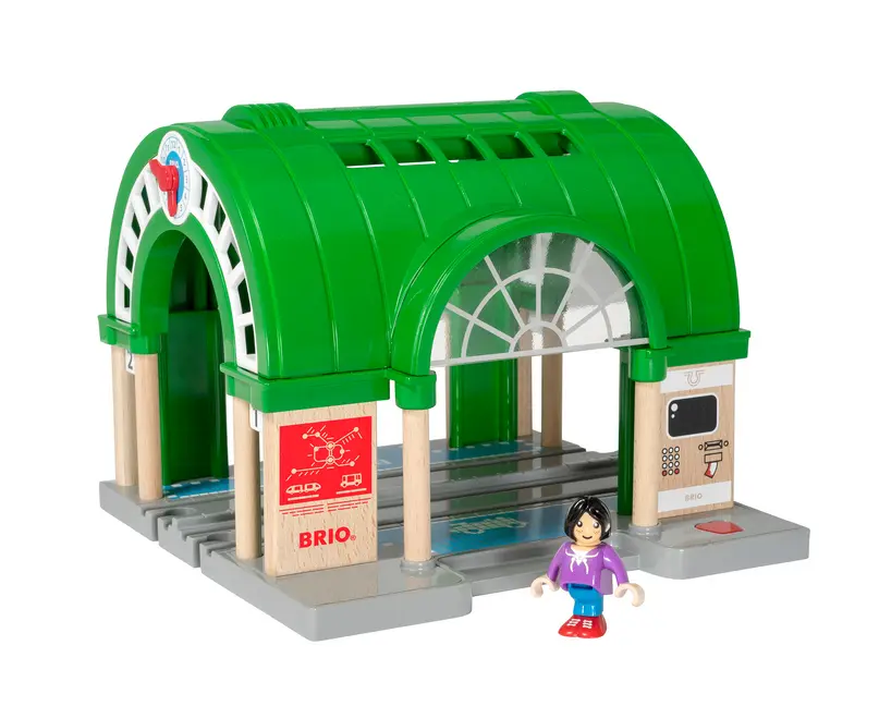 Bild: 7312350336498 | 33649 BRIO Großer Hauptbahnhof mit Ticketautomat | BRIO® | Spiel