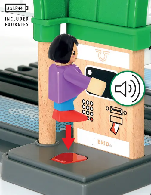 Bild: 7312350336498 | 33649 BRIO Großer Hauptbahnhof mit Ticketautomat | BRIO® | Spiel