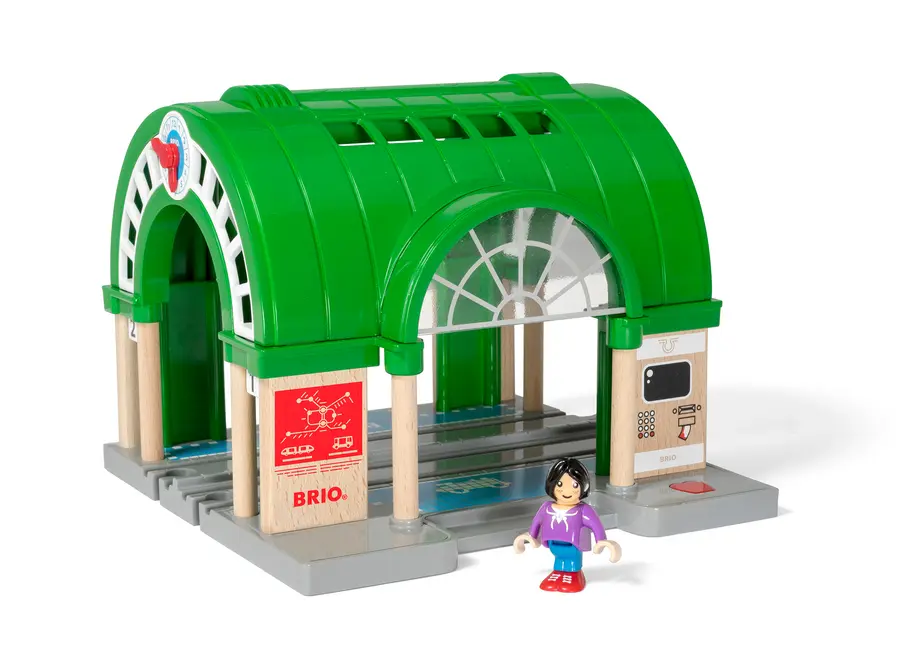 Bild: 7312350336498 | 33649 BRIO Großer Hauptbahnhof mit Ticketautomat | BRIO® | Spiel