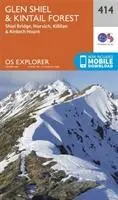 Cover: 9780319246498 | Glen Shiel and Kintail Forest | Ordnance Survey | (Land-)Karte | 2015