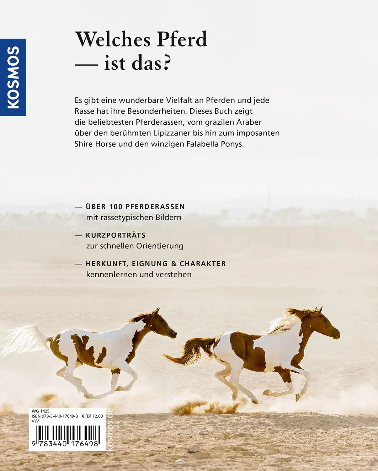 Rückseite: 9783440176498 | Pferderassen | Die 100 beliebtesten Rassen | Silke Behling | Buch