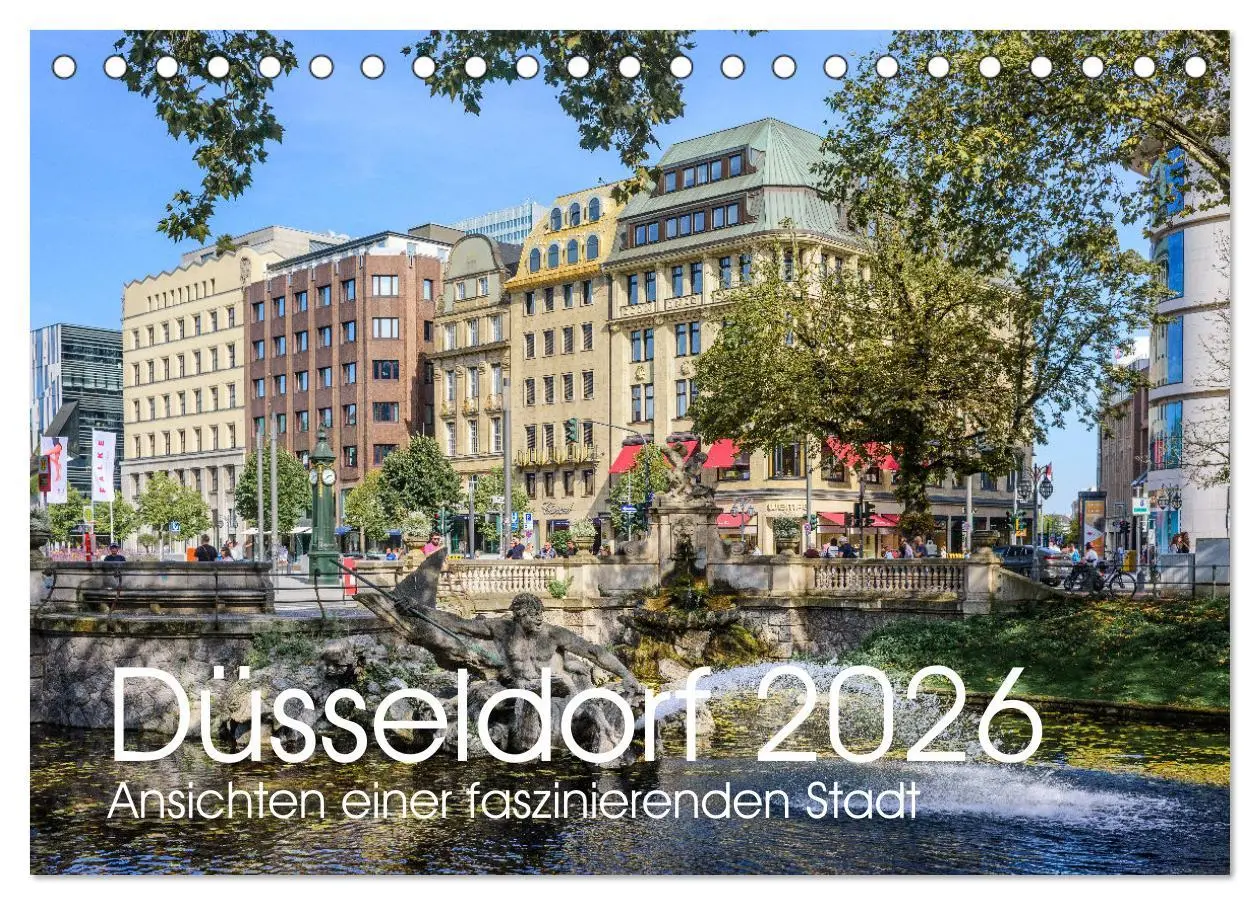 Cover: 9783457316498 | Düsseldorf - Ansichten einer faszinierenden Stadt (Tischkalender...