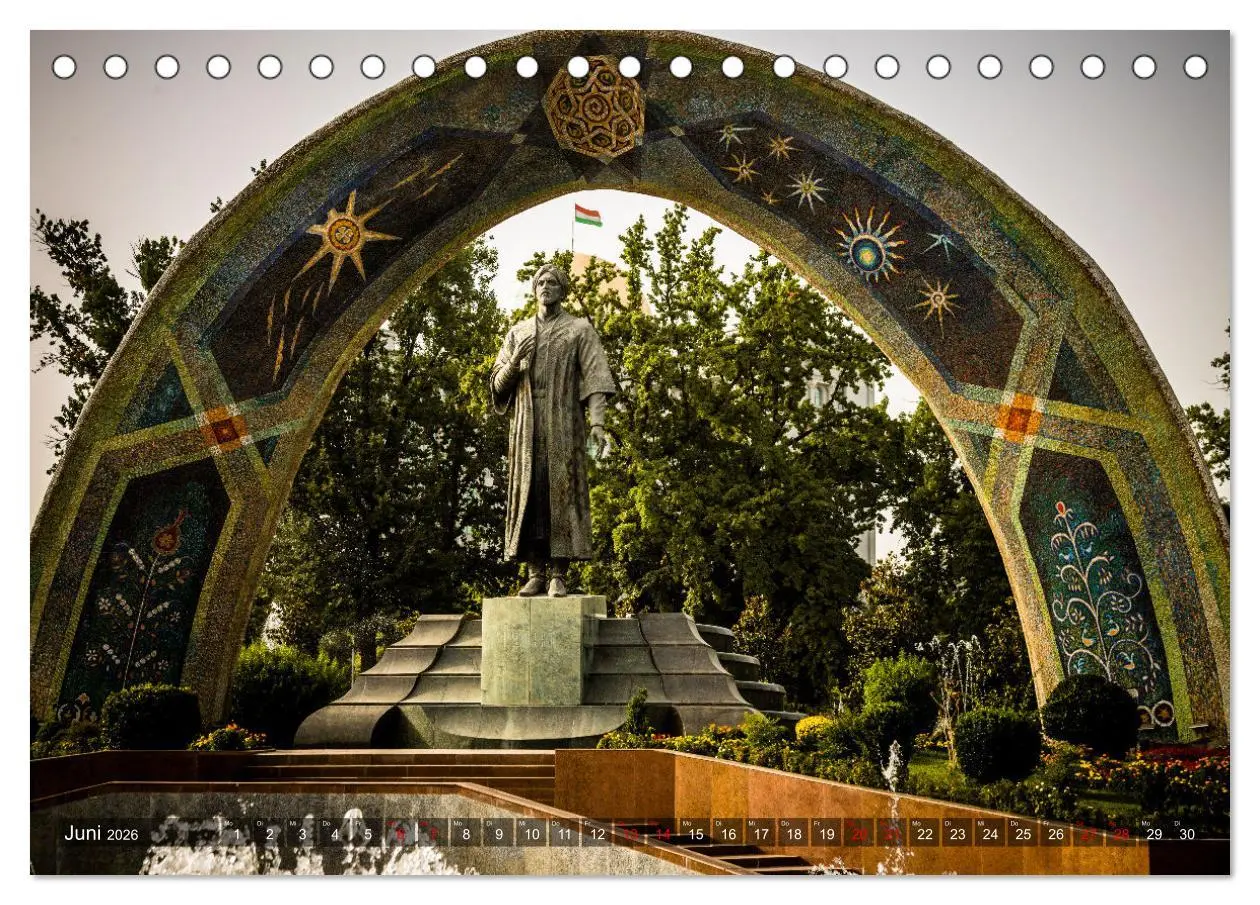 Bild: 9783457626498 | Duschanbe - Hauptstadt von Tadschikistan (Tischkalender 2026 DIN A5...