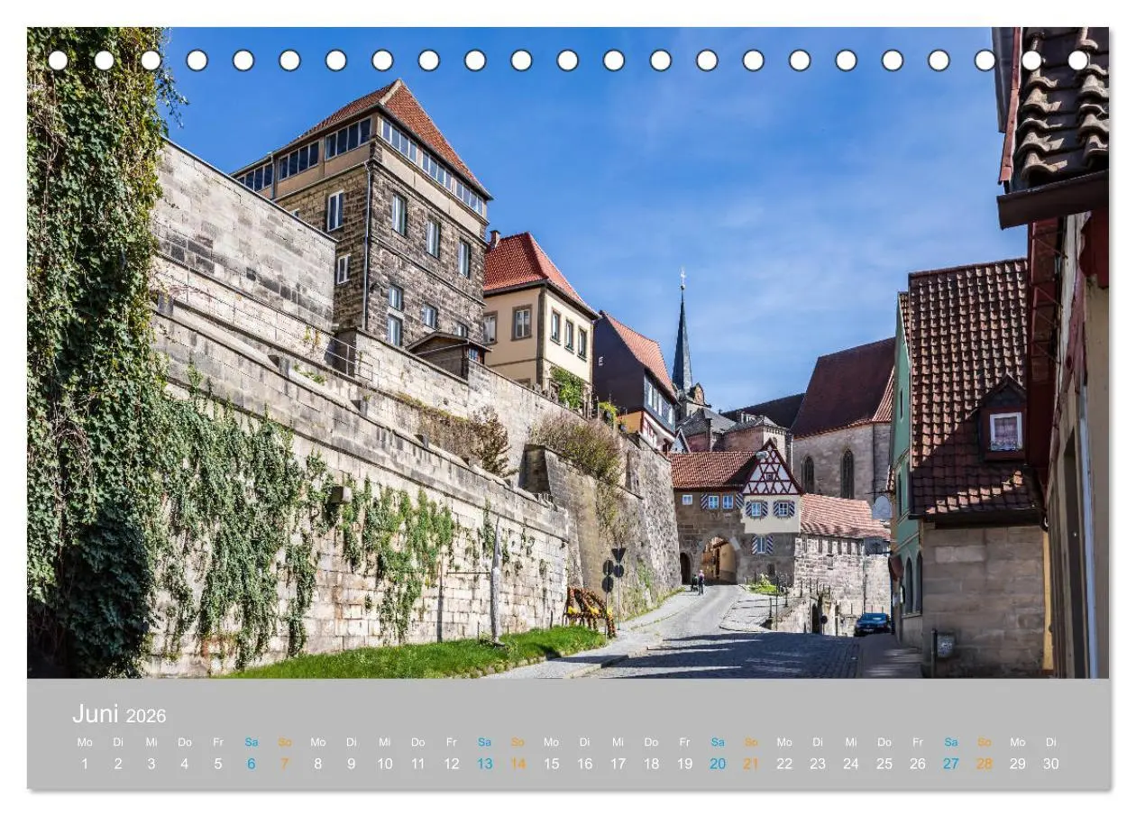 Bild: 9783457796498 | Kronach - drei Flüsse und eine Festung (Tischkalender 2026 DIN A5...
