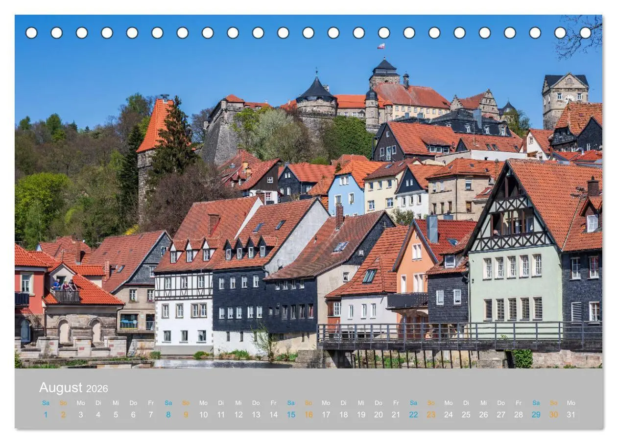 Bild: 9783457796498 | Kronach - drei Flüsse und eine Festung (Tischkalender 2026 DIN A5...