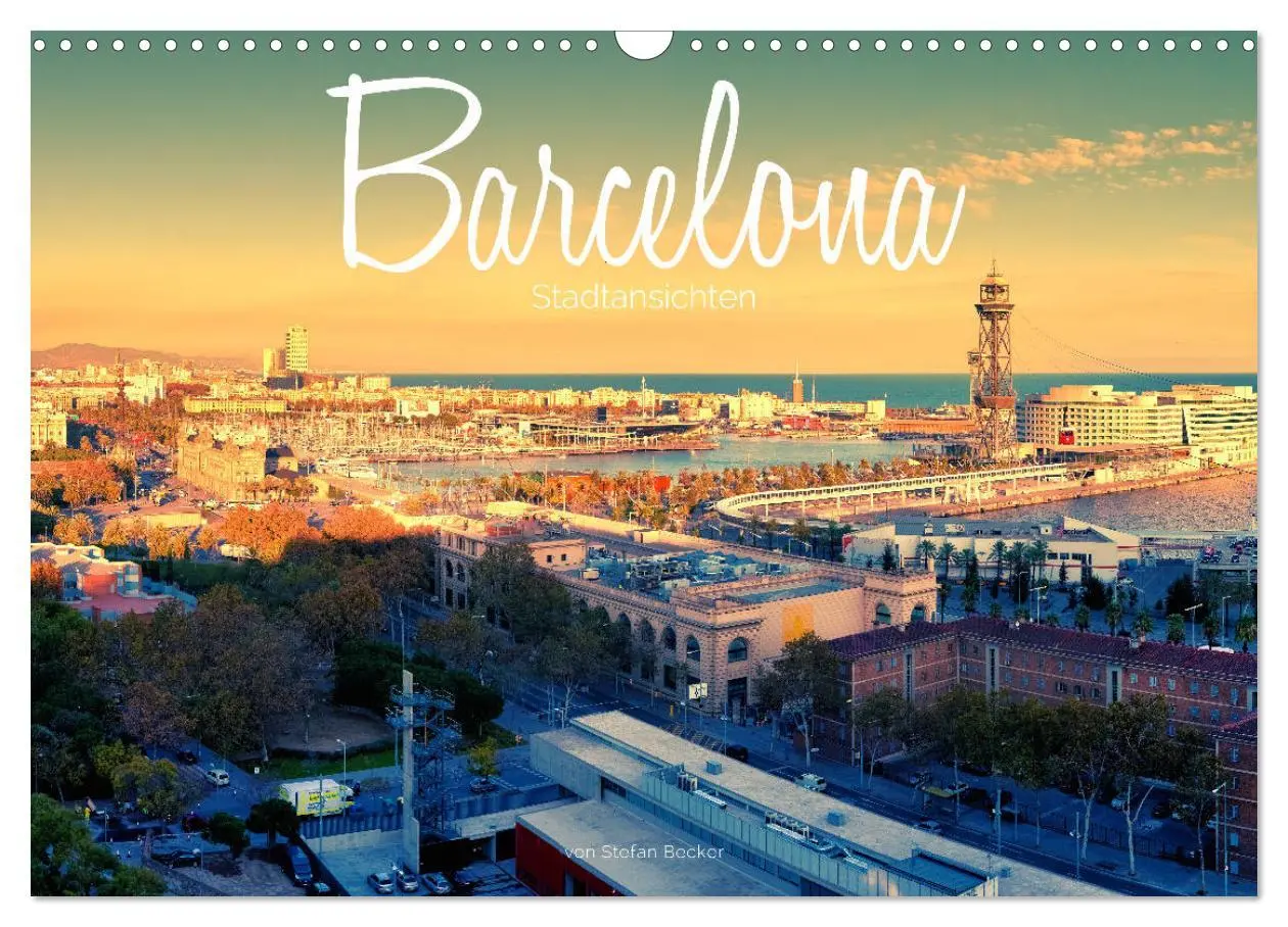 Cover: 9783516196498 | Barcelona - Stadtansichten (Wandkalender 2026 DIN A3 quer),...