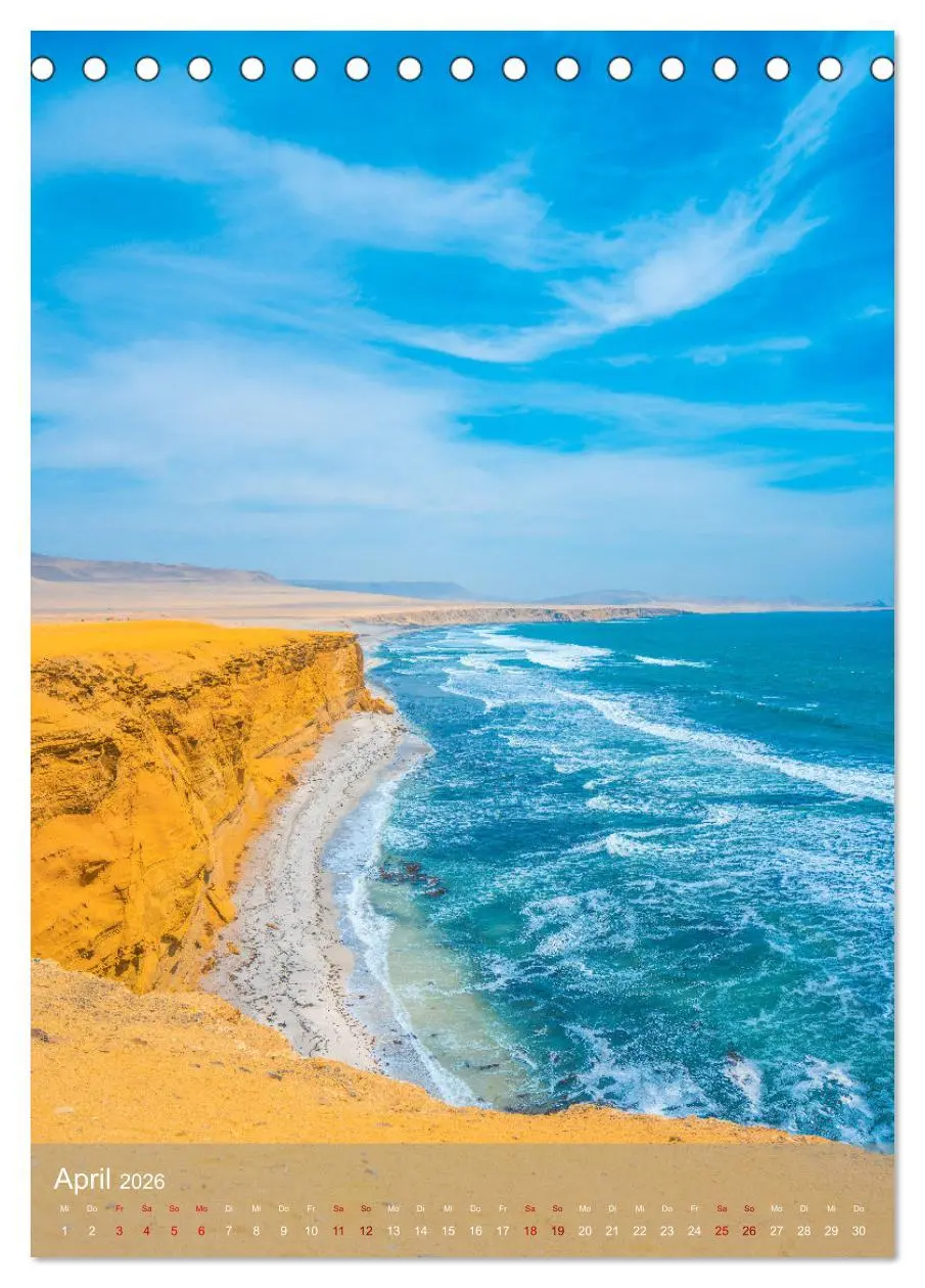 Bild: 9783516336498 | Peru - Einzigartige Landschaften (Tischkalender 2026 DIN A5 hoch),...