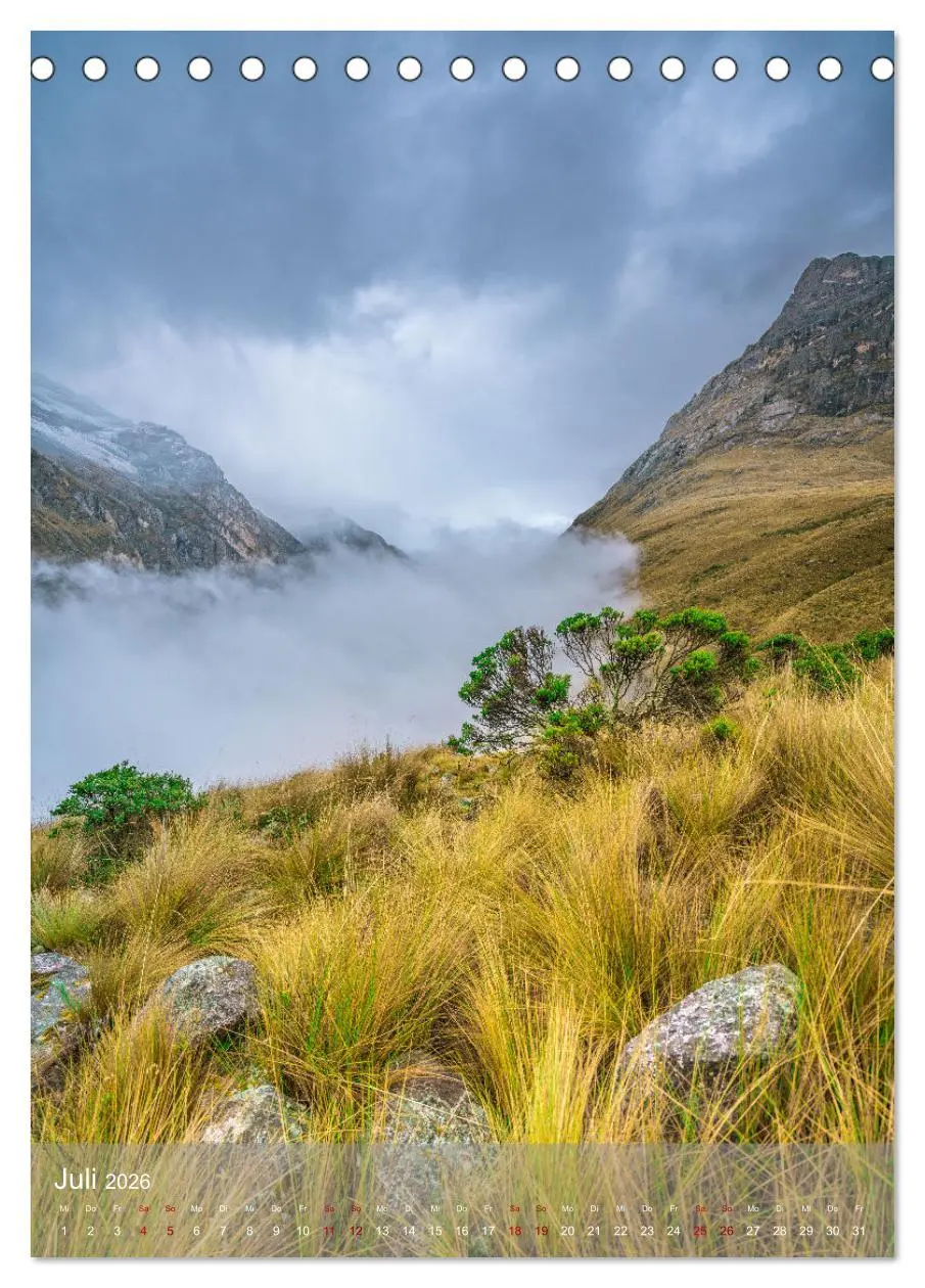 Bild: 9783516336498 | Peru - Einzigartige Landschaften (Tischkalender 2026 DIN A5 hoch),...