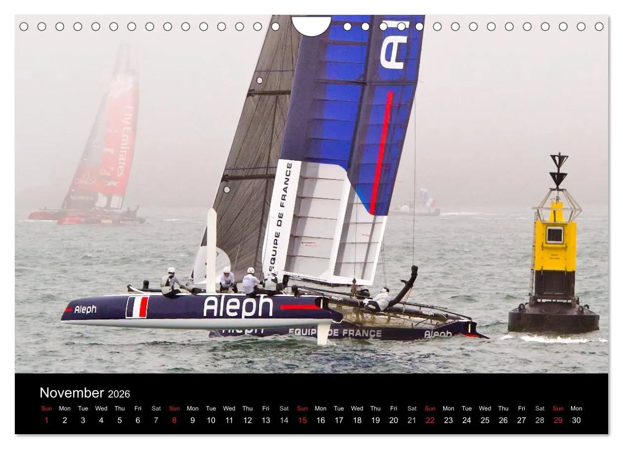 Bild: 9783516576498 | The Beauty of Sailing (Wall Calendar 2026 DIN A4 landscape),...