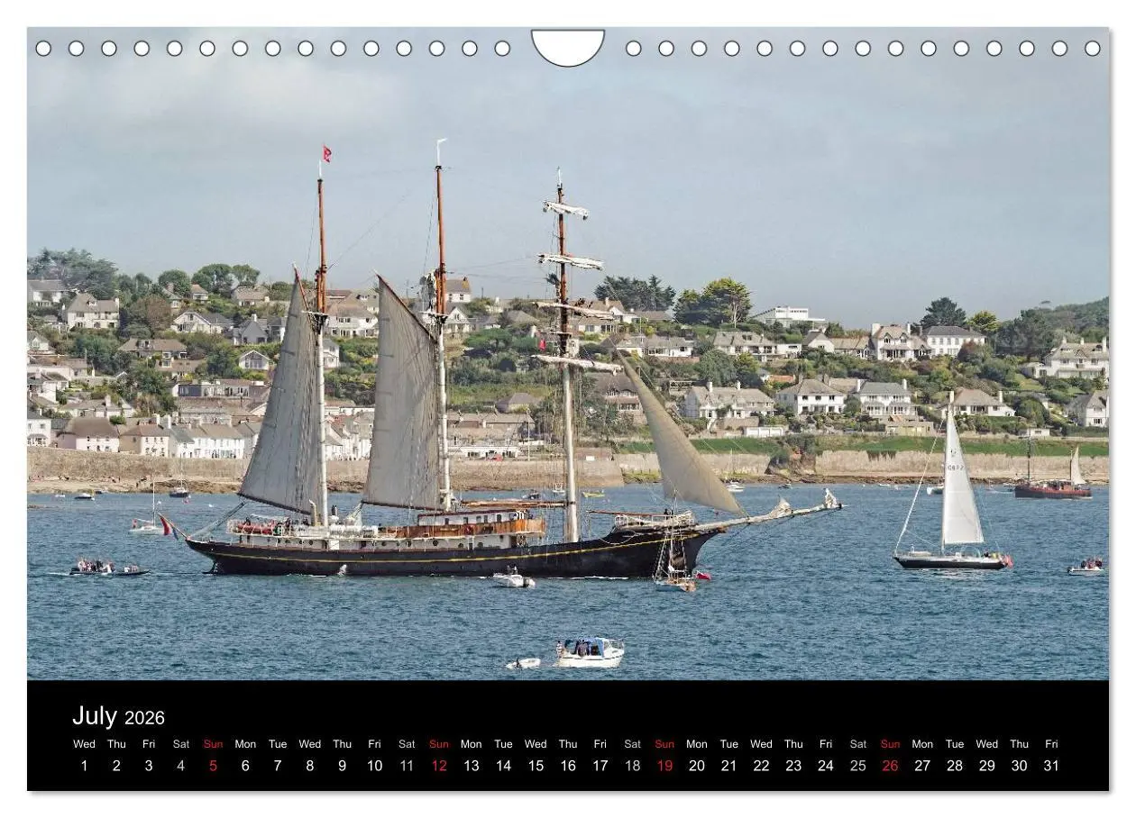 Bild: 9783516576498 | The Beauty of Sailing (Wall Calendar 2026 DIN A4 landscape),...