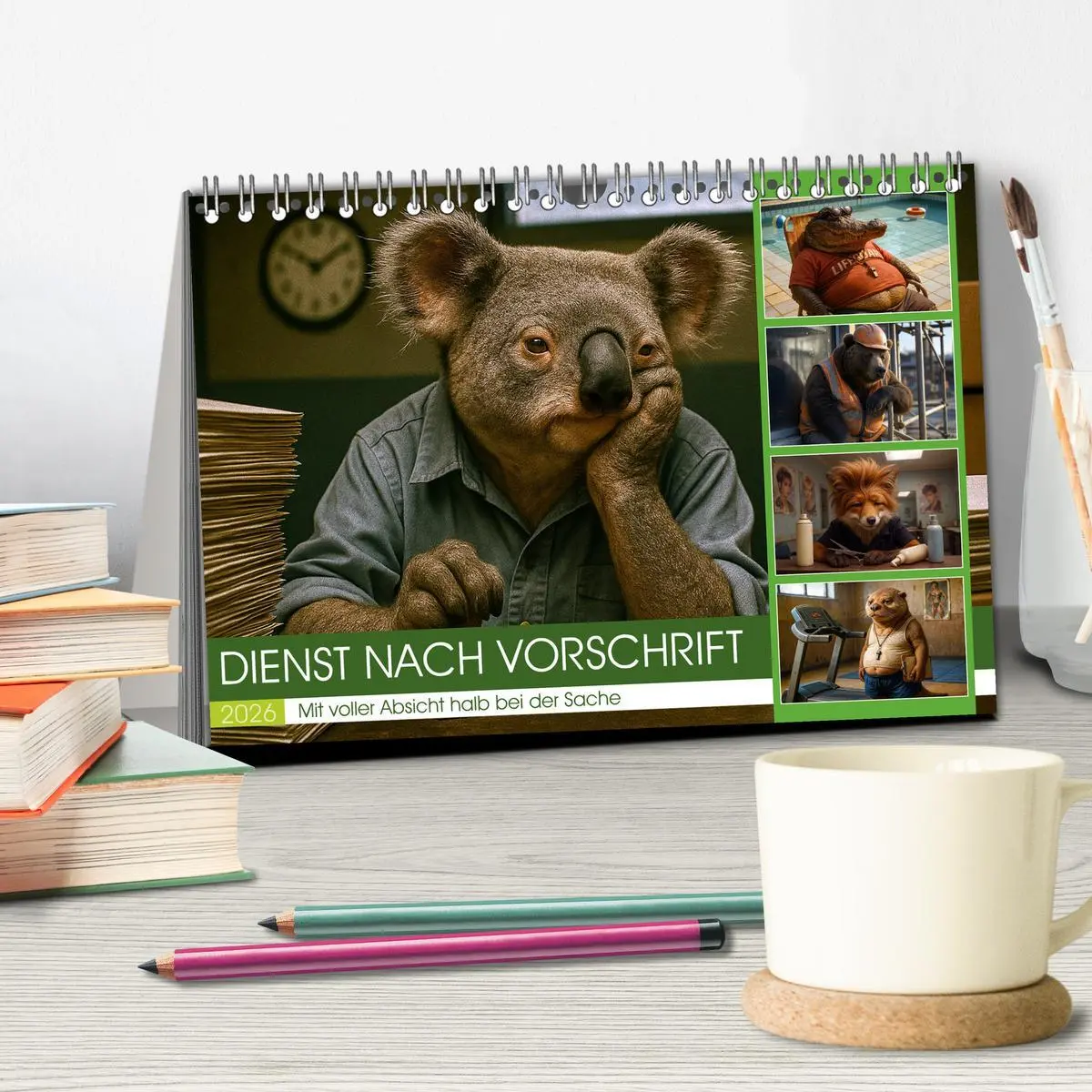 Bild: 9783516646498 | Dienst nach Vorschrift (Tischkalender 2026 DIN A5 quer), CALVENDO...