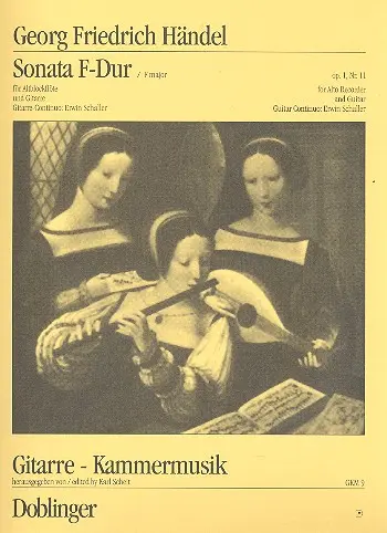 Cover: 9790012096498 | Sonata F-Dur op. 1 / 11 | Georg Friedrich Händel | Buch