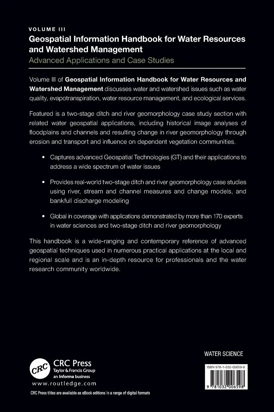 Rückseite: 9781032006598 | Geospatial Information Handbook for Water Resources and Watershed...