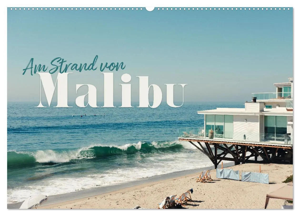 Cover: 9783457616598 | Am Strand von Malibu (Wandkalender 2026 DIN A2 quer), CALVENDO...