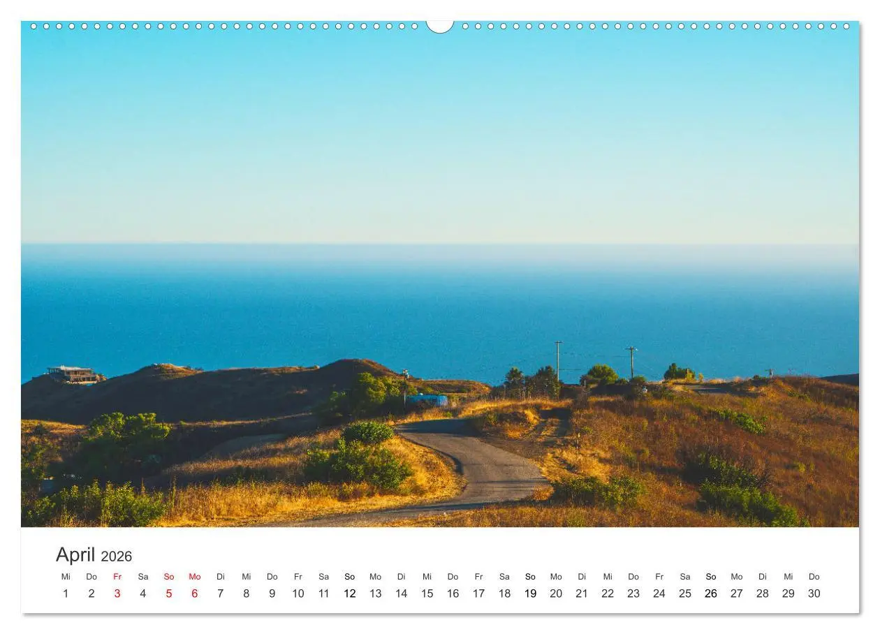 Bild: 9783457616598 | Am Strand von Malibu (Wandkalender 2026 DIN A2 quer), CALVENDO...