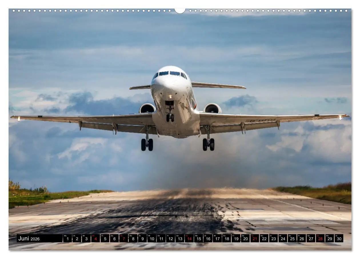 Bild: 9783457926598 | Flugzeugkalender 2026 (Wandkalender 2026 DIN A2 quer), CALVENDO...