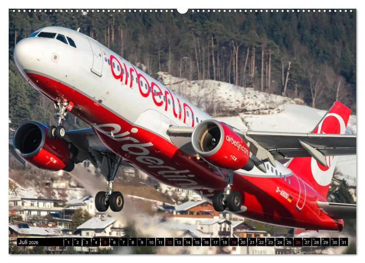 Bild: 9783457926598 | Flugzeugkalender 2026 (Wandkalender 2026 DIN A2 quer), CALVENDO...