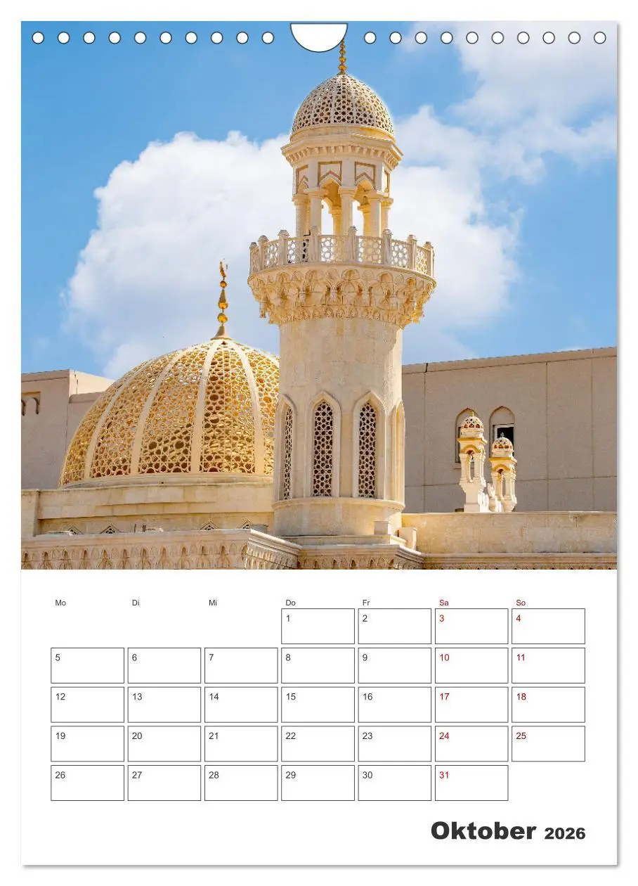 Bild: 9783516326598 | Sultanat Oman - Maskat und Salalah (Wandkalender 2026 DIN A4 hoch),...
