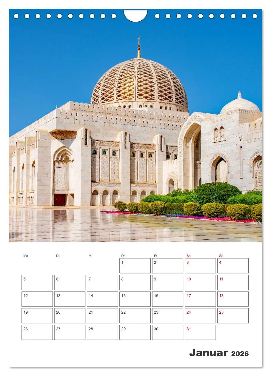 Bild: 9783516326598 | Sultanat Oman - Maskat und Salalah (Wandkalender 2026 DIN A4 hoch),...
