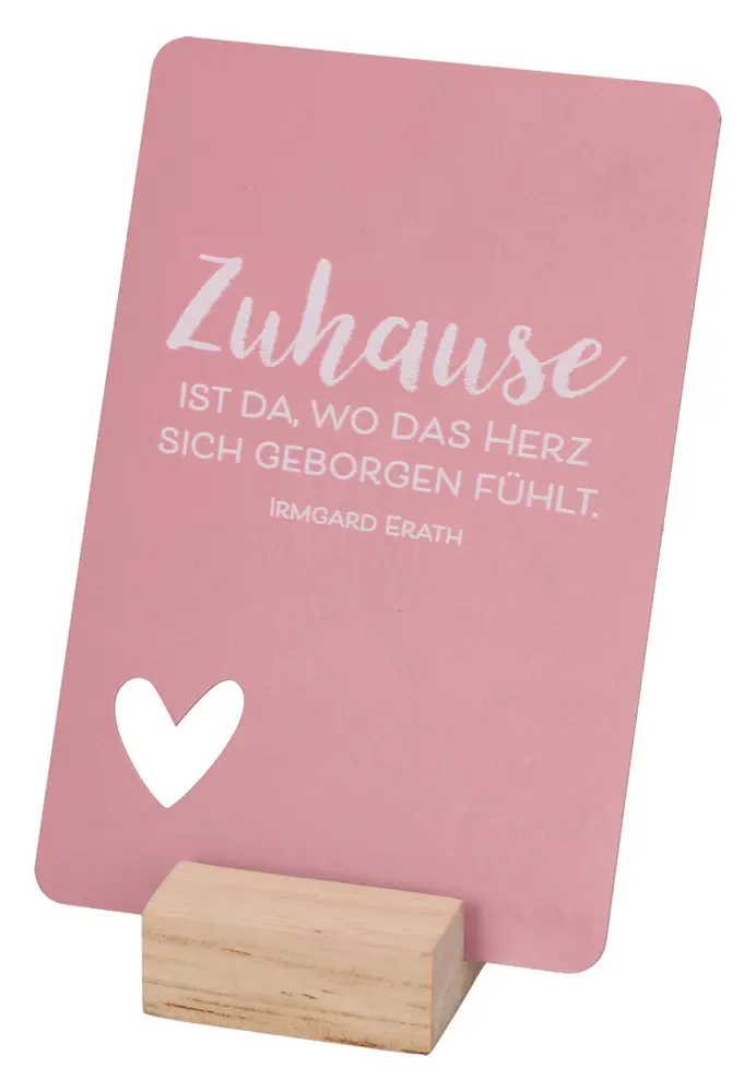 Metalltafel zum Aufstellen - Zuhause