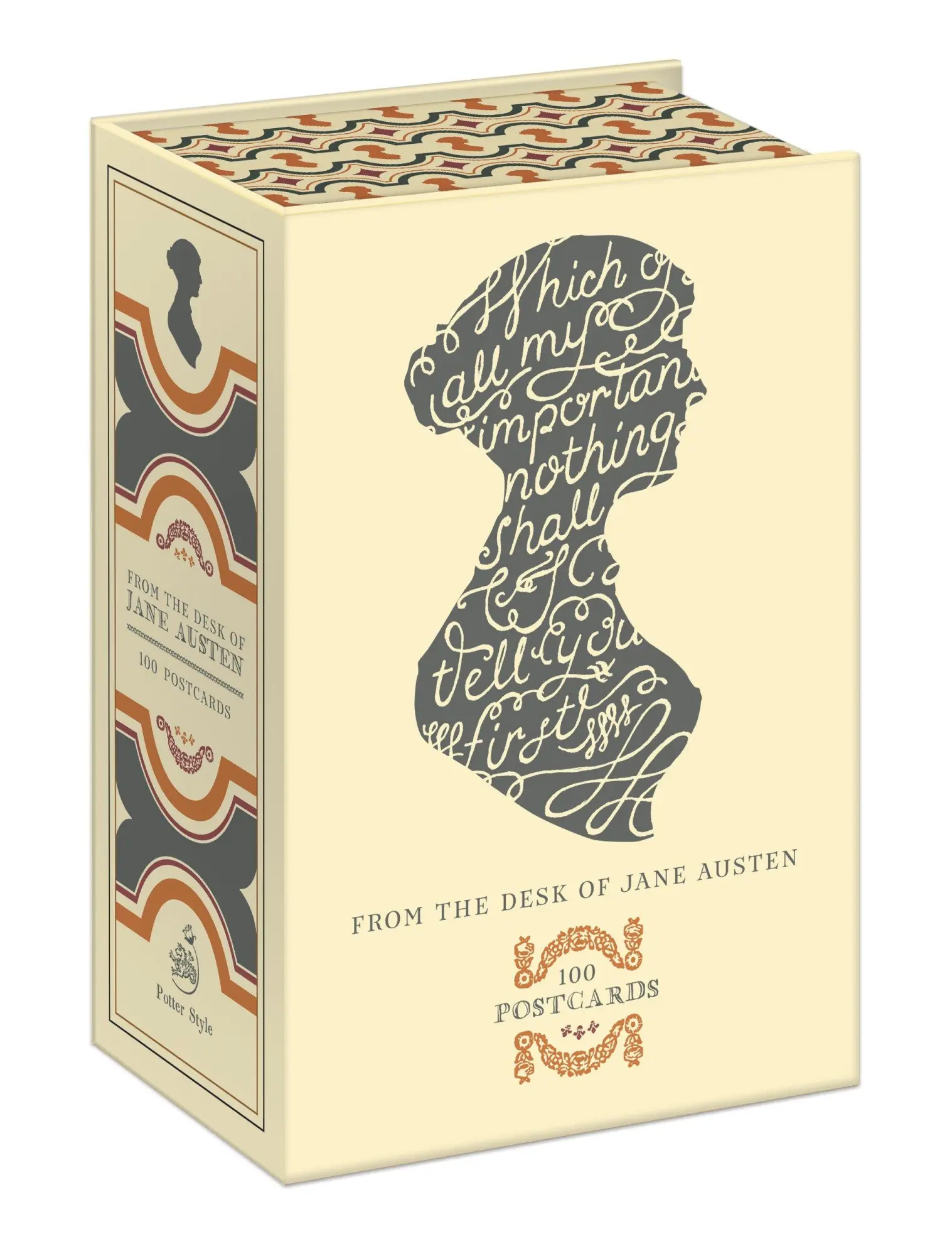 Cover: 9780770436698 | From the Desk of Jane Austen | 100 Postcards | Potter Gift | Englisch