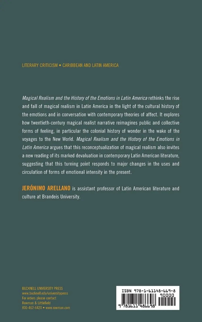 Rückseite: 9781611486698 | Magical Realism and the History of the Emotions in Latin America