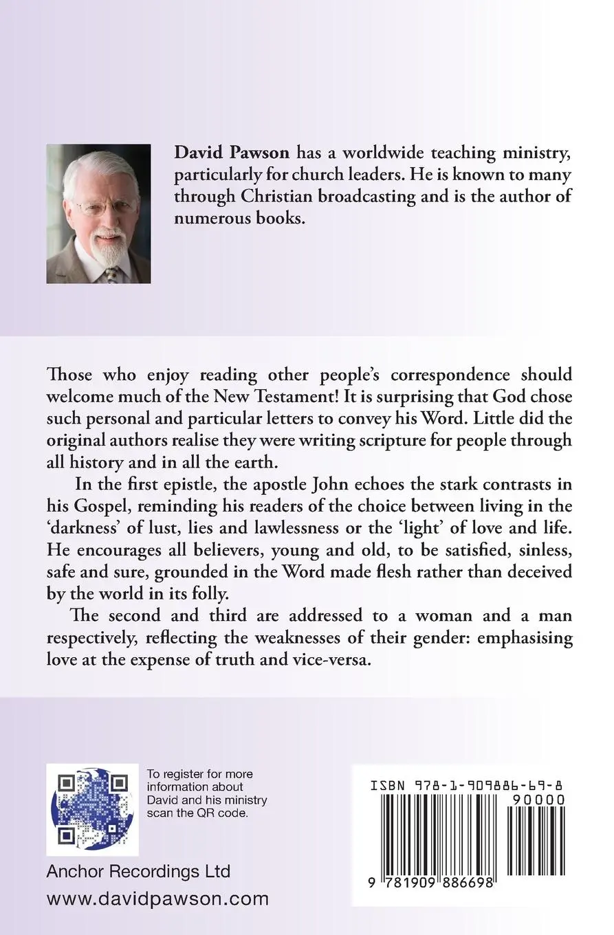 Rückseite: 9781909886698 | A Commentary on the Letters of John | David Pawson | Taschenbuch