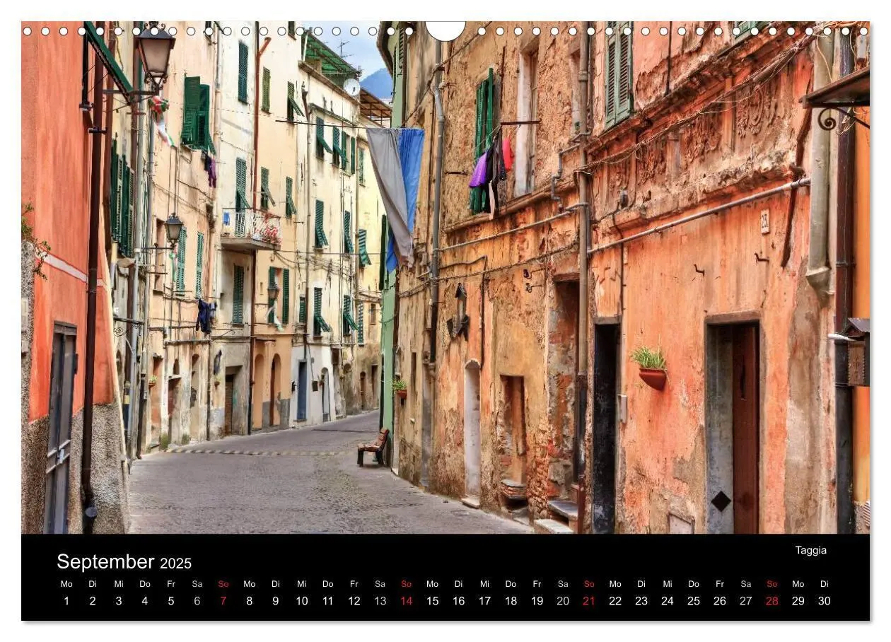Bild: 9783435826698 | Ligurien - die italienische Riviera (Wandkalender 2025 DIN A3...