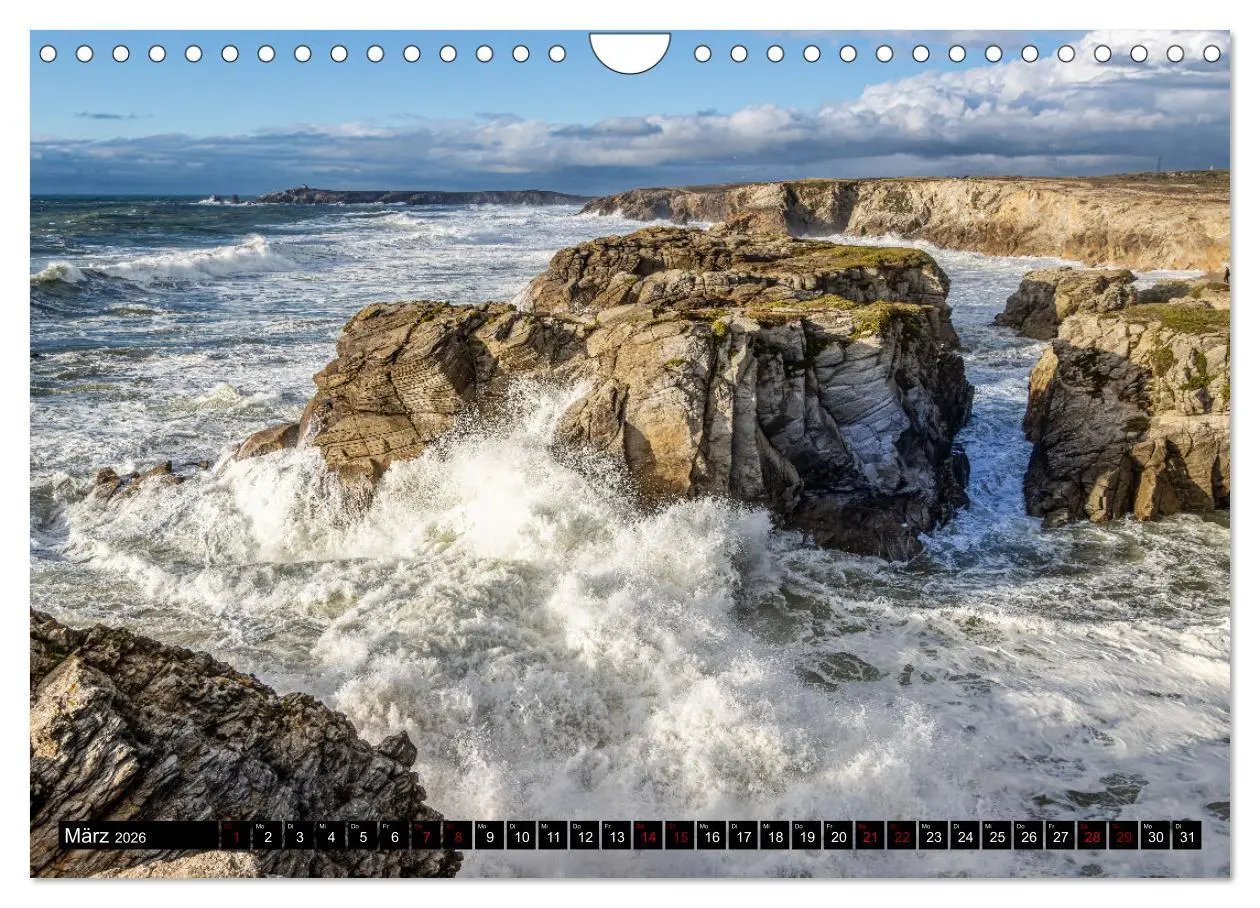 Bild: 9783457606698 | Côte Sauvage - Die wilde Küste der Bretagne (Wandkalender 2026 DIN...