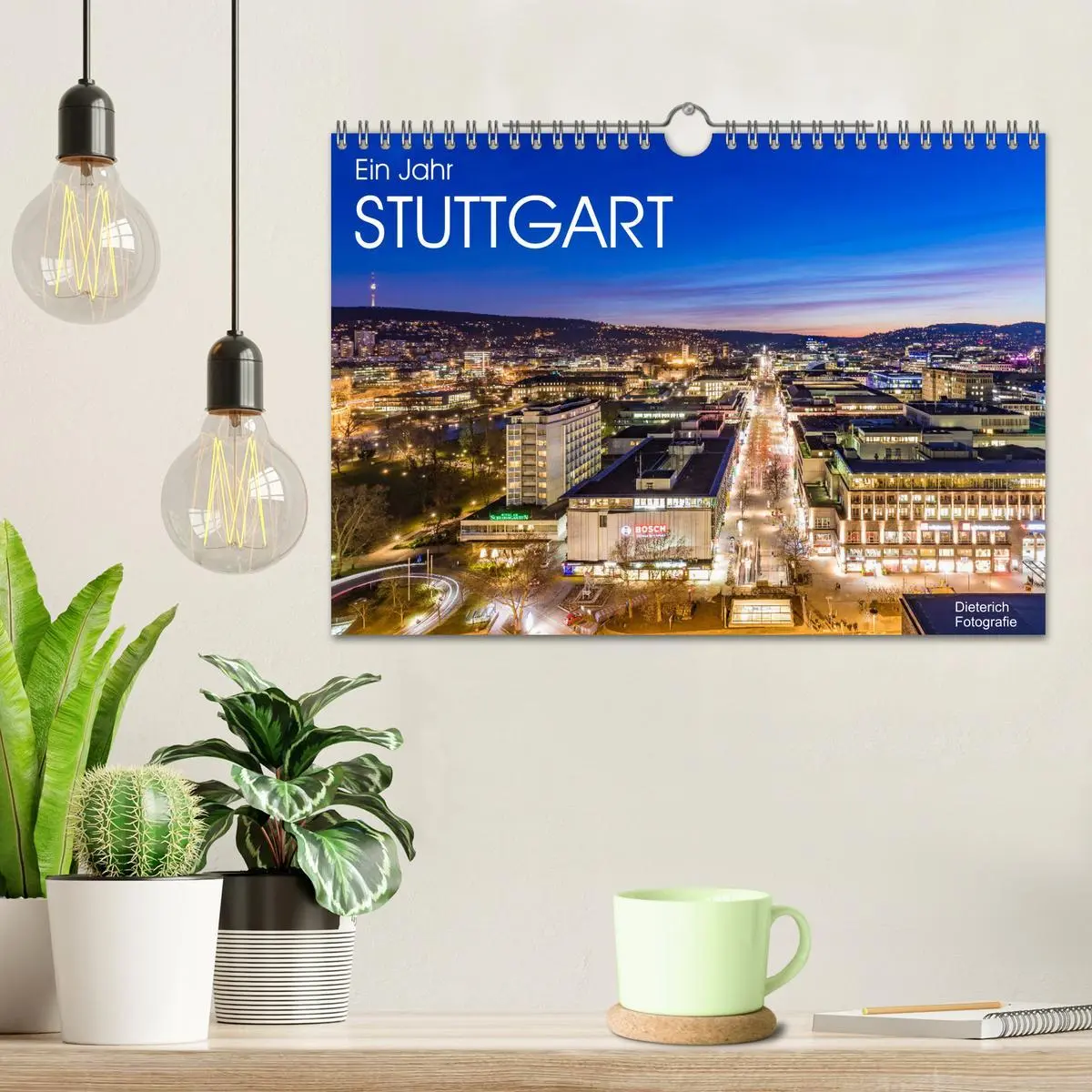 Bild: 9783457916698 | Ein Jahr STUTTGART (Wandkalender 2026 DIN A4 quer), CALVENDO...
