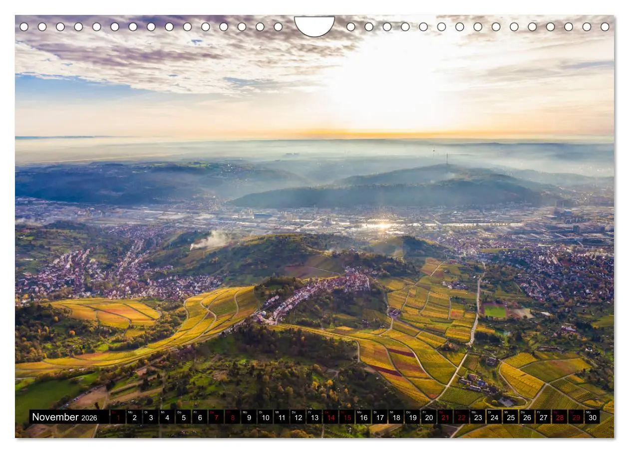 Bild: 9783457916698 | Ein Jahr STUTTGART (Wandkalender 2026 DIN A4 quer), CALVENDO...