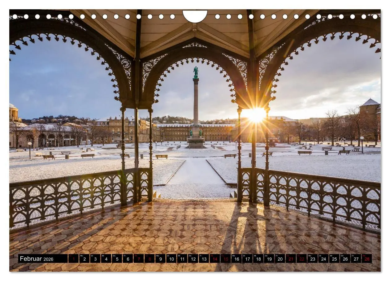 Bild: 9783457916698 | Ein Jahr STUTTGART (Wandkalender 2026 DIN A4 quer), CALVENDO...