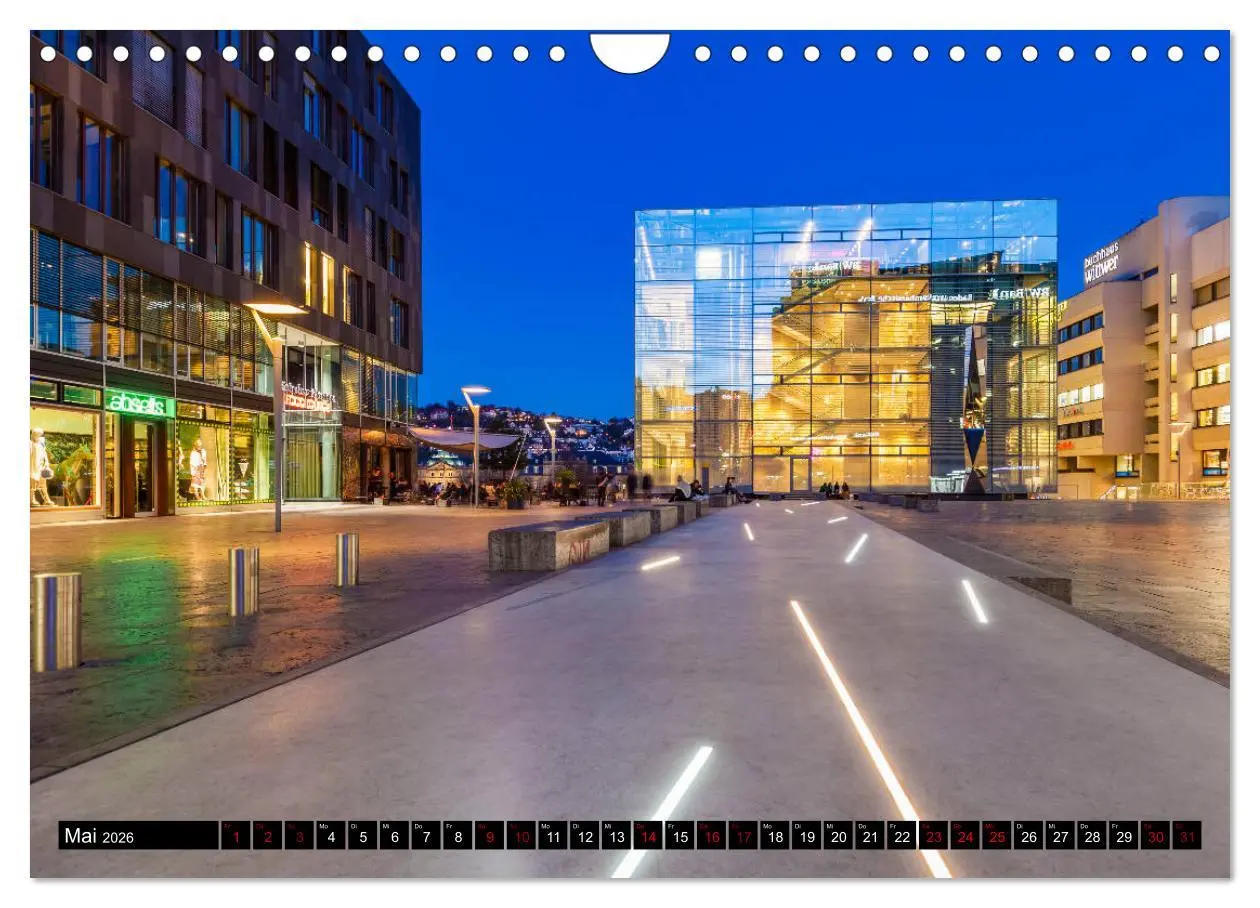 Bild: 9783457916698 | Ein Jahr STUTTGART (Wandkalender 2026 DIN A4 quer), CALVENDO...