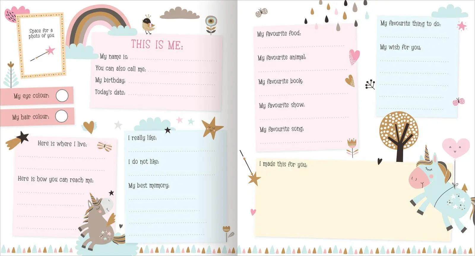 Bild: 4014489136798 | My Best Friends - Unicorn | With over 300 Stickers English Edition