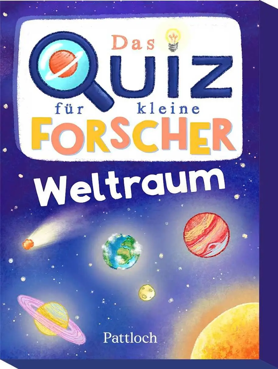 Cover: 4260308346798 | Das Quiz für kleine Forscher - Weltraum | Klara Wiesel | Spiel | 51 S.