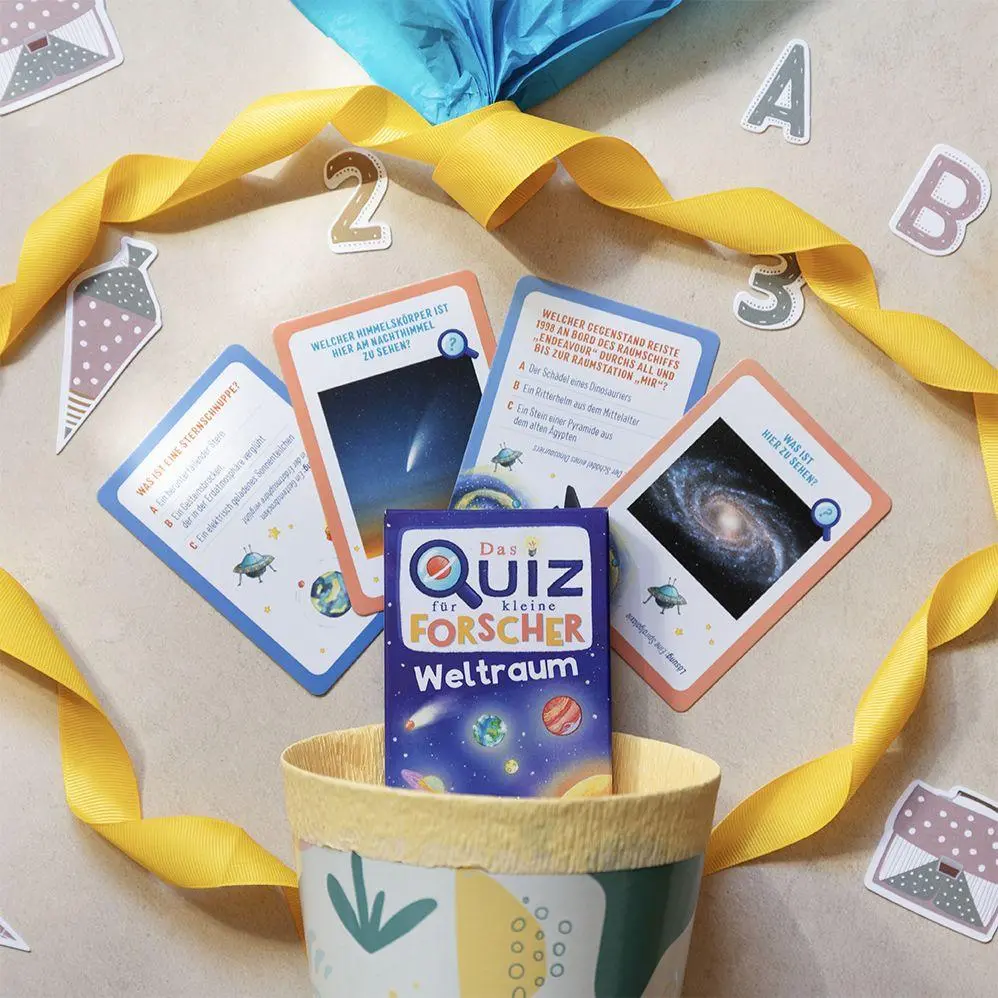 Bild: 4260308346798 | Das Quiz für kleine Forscher - Weltraum | Klara Wiesel | Spiel | 51 S.