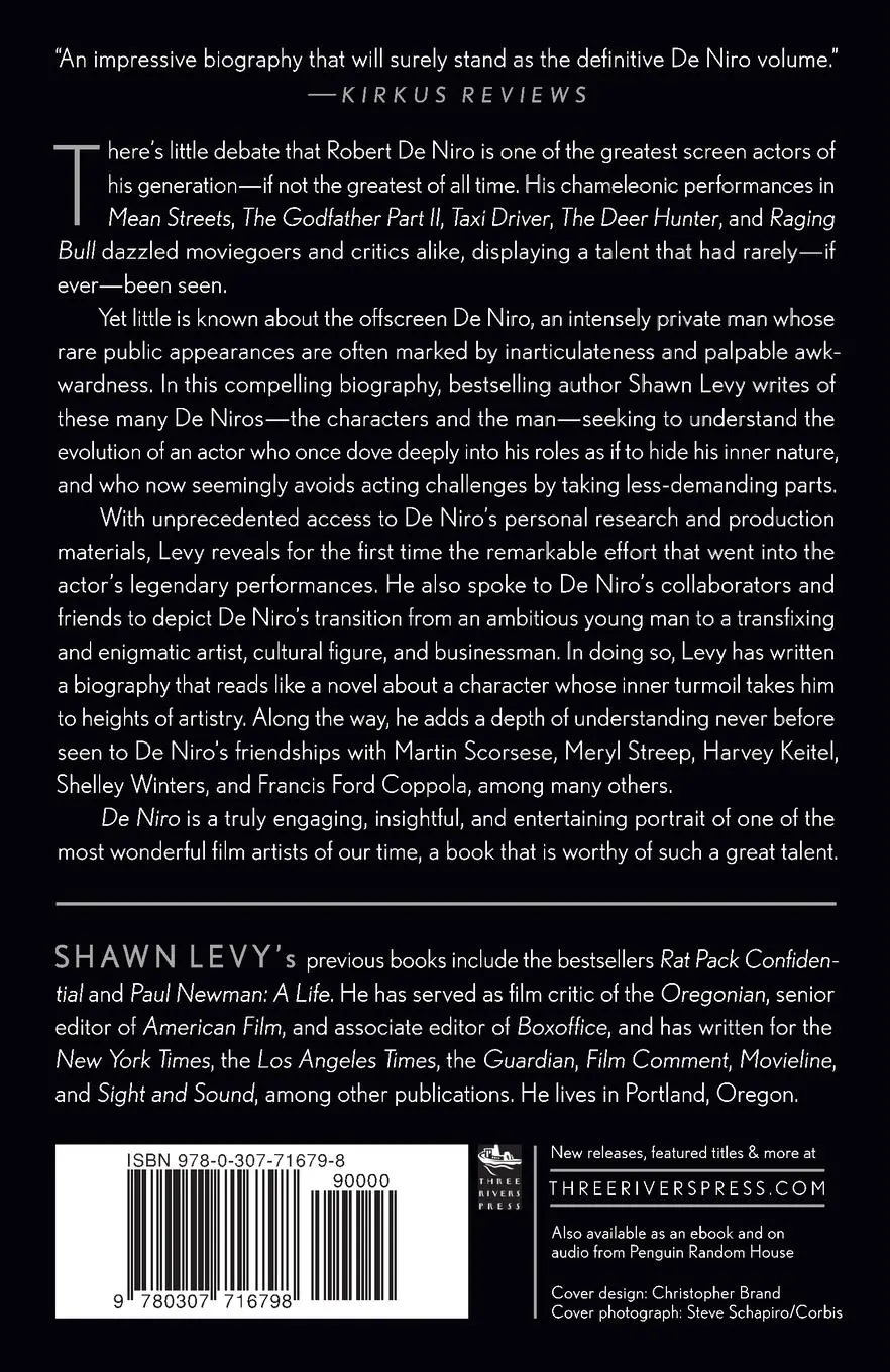 Rückseite: 9780307716798 | De Niro | A Life | Shawn Levy | Taschenbuch | Englisch | 2015 | Crown