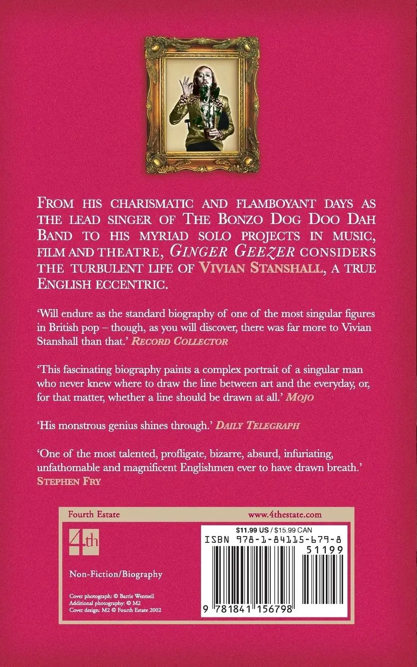 Rückseite: 9781841156798 | Ginger Geezer | The Life of Vivian Stanshall | Lucian Randall (u. a.)