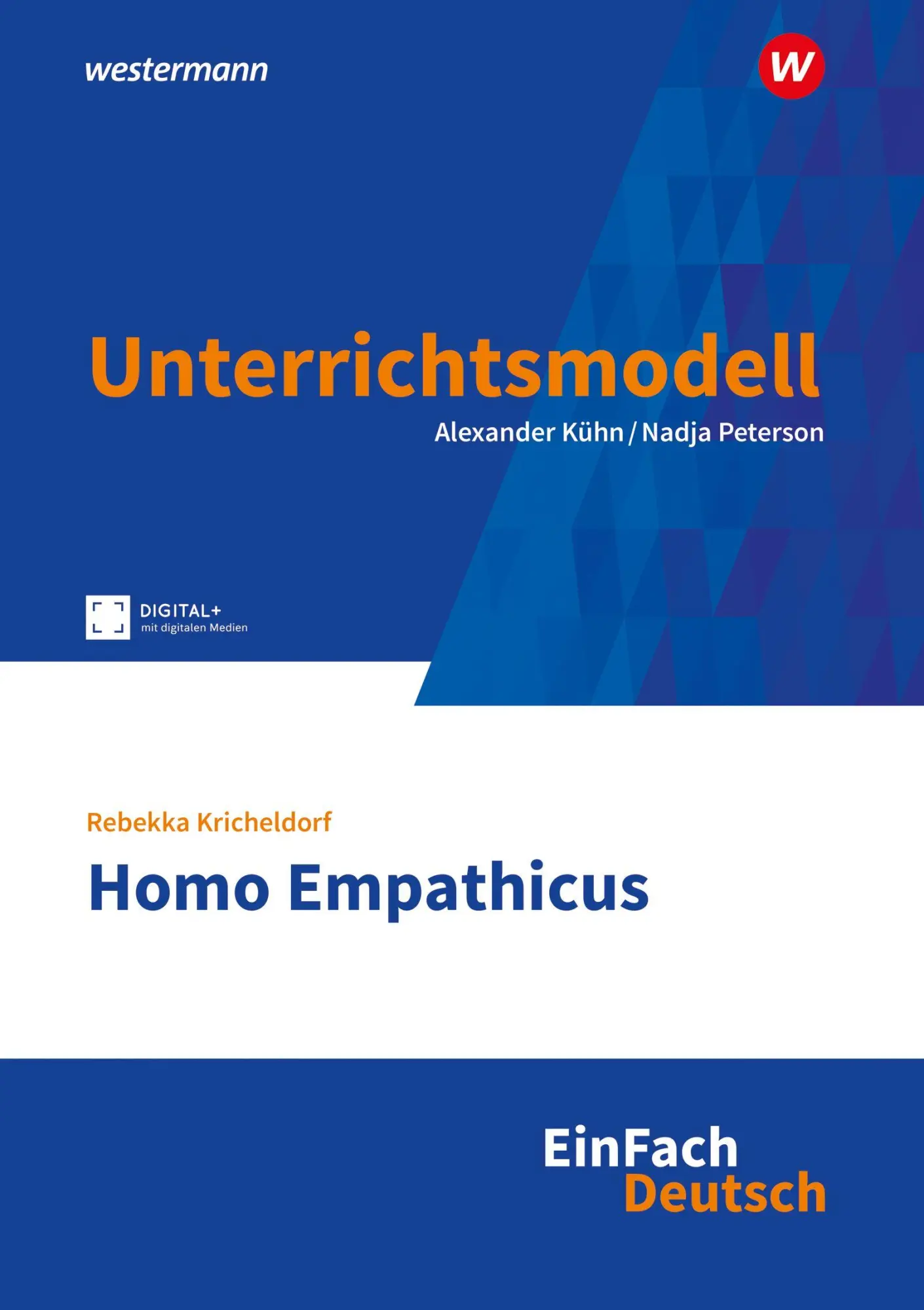 Cover: 9783141096798 | Homo Empathicus. EinFach Deutsch Unterrichtsmodelle | Kricheldorf