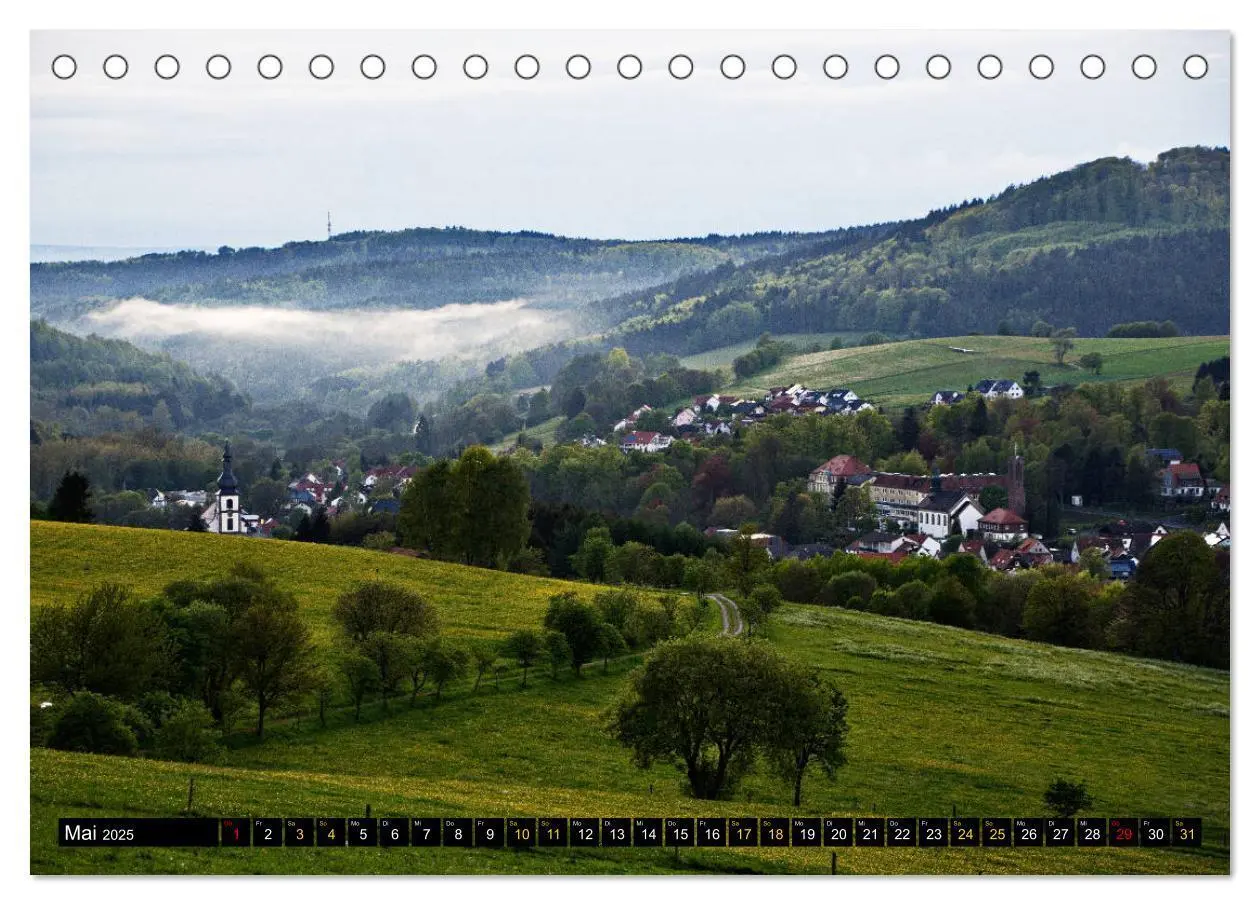 Bild: 9783435366798 | Rhöner Impressionen (Tischkalender 2025 DIN A5 quer), CALVENDO...