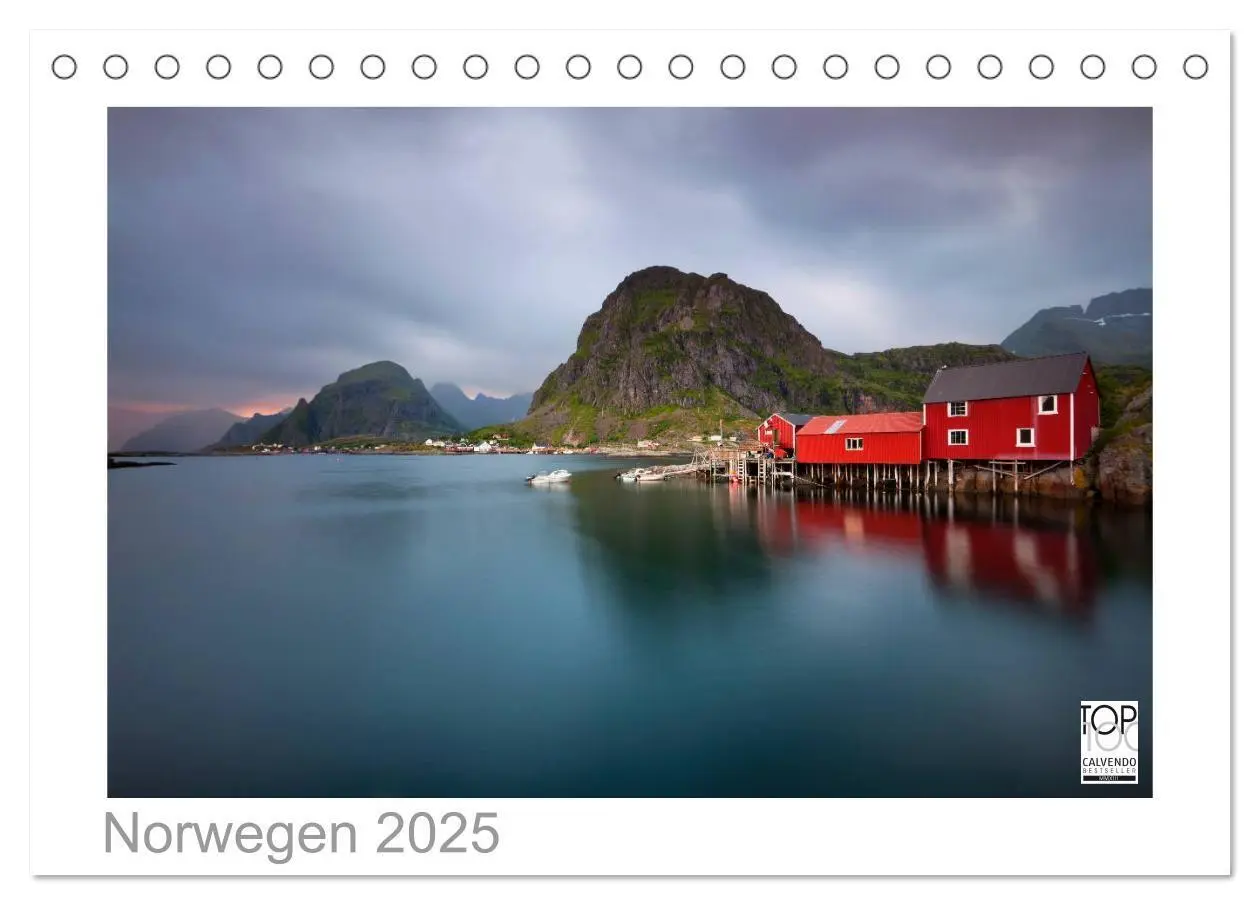 Cover: 9783435816798 | Norwegen 2025 - Land im Norden (Tischkalender 2025 DIN A5 quer),...