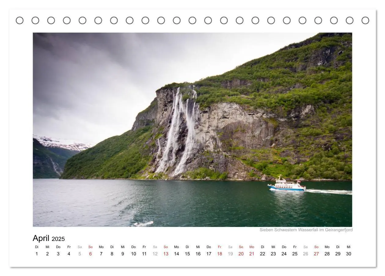 Bild: 9783435816798 | Norwegen 2025 - Land im Norden (Tischkalender 2025 DIN A5 quer),...