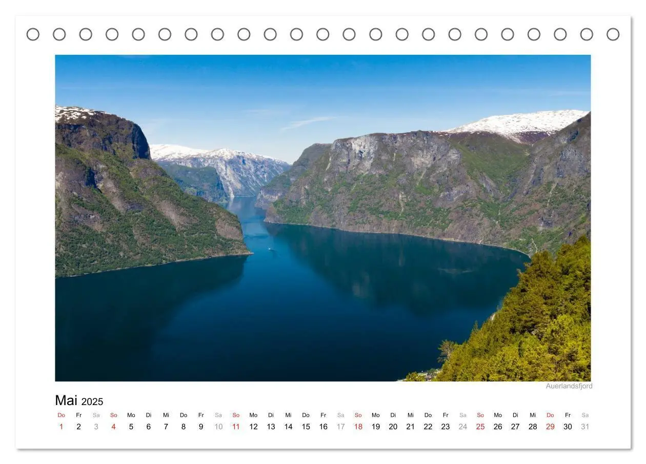 Bild: 9783435816798 | Norwegen 2025 - Land im Norden (Tischkalender 2025 DIN A5 quer),...