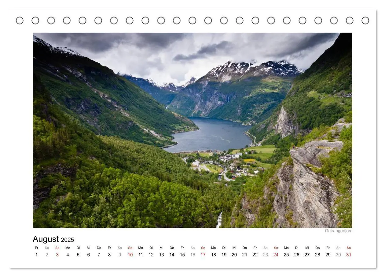 Bild: 9783435816798 | Norwegen 2025 - Land im Norden (Tischkalender 2025 DIN A5 quer),...