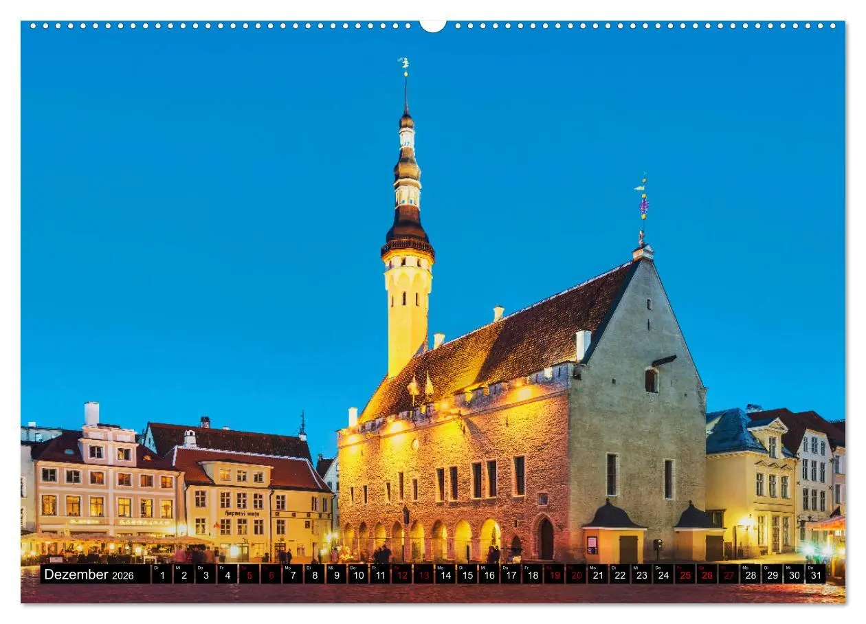 Bild: 9783457766798 | Ein Wochenende in Tallinn (Wandkalender 2026 DIN A2 quer), CALVENDO...