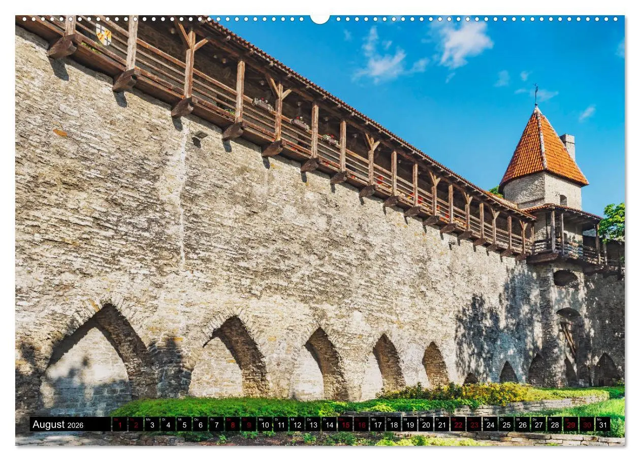 Bild: 9783457766798 | Ein Wochenende in Tallinn (Wandkalender 2026 DIN A2 quer), CALVENDO...