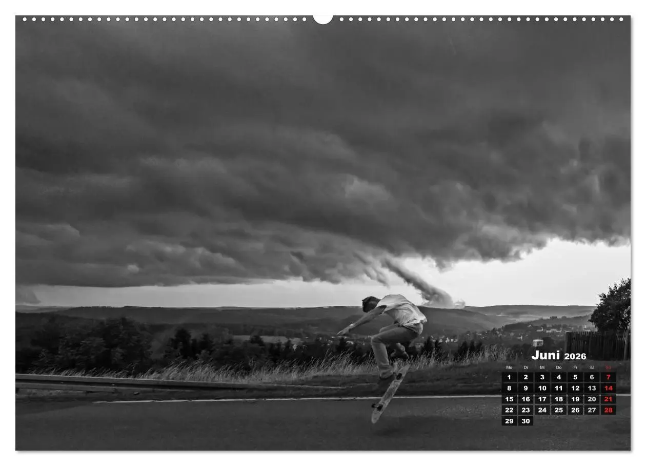 Bild: 9783516096798 | Auf dem Skateboard (Wandkalender 2026 DIN A2 quer), CALVENDO...