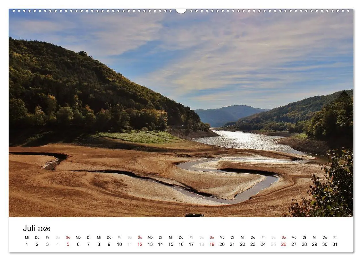 Bild: 9783516166798 | Mein Edersee 2026 (Wandkalender 2026 DIN A2 quer), CALVENDO...