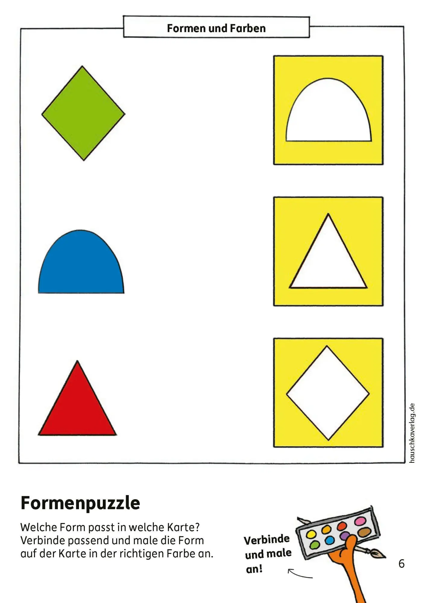 Bild: 9783881006798 | Kindergartenblock ab 3 Jahre - Formen, Farben, Rätselspaß | Maier
